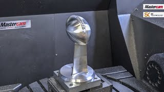Mastercam 2023: CNC-Machining Lombardi Trophy Super Bowl LVII, Mastercam - Deutschland