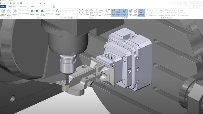 Luft-und-Raumfahrt_Simuation_Mastercam_Cad-Cam-Software