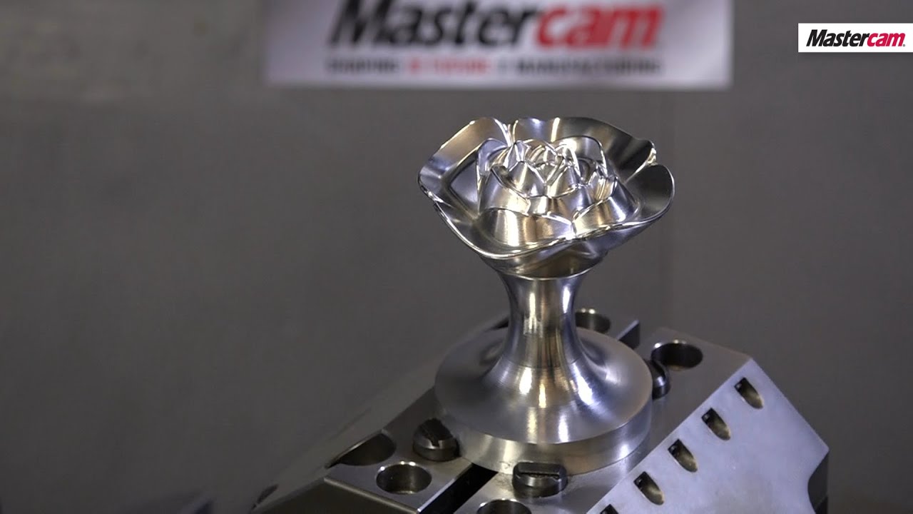 Mastercam 2022 | CNC Machining Rose | CAD/CAM-Software, Mastercam - Deutschland